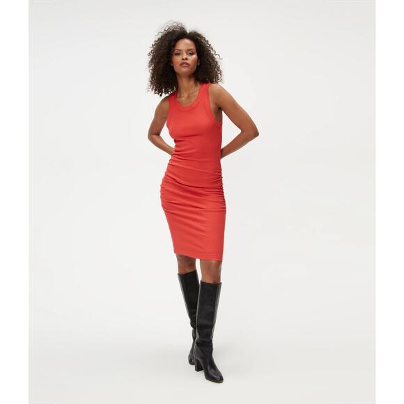 Michael Stars Demi Ribbed Classic Tank Dress, Sz Small, New, Retail $108 - Picture 1 of 10